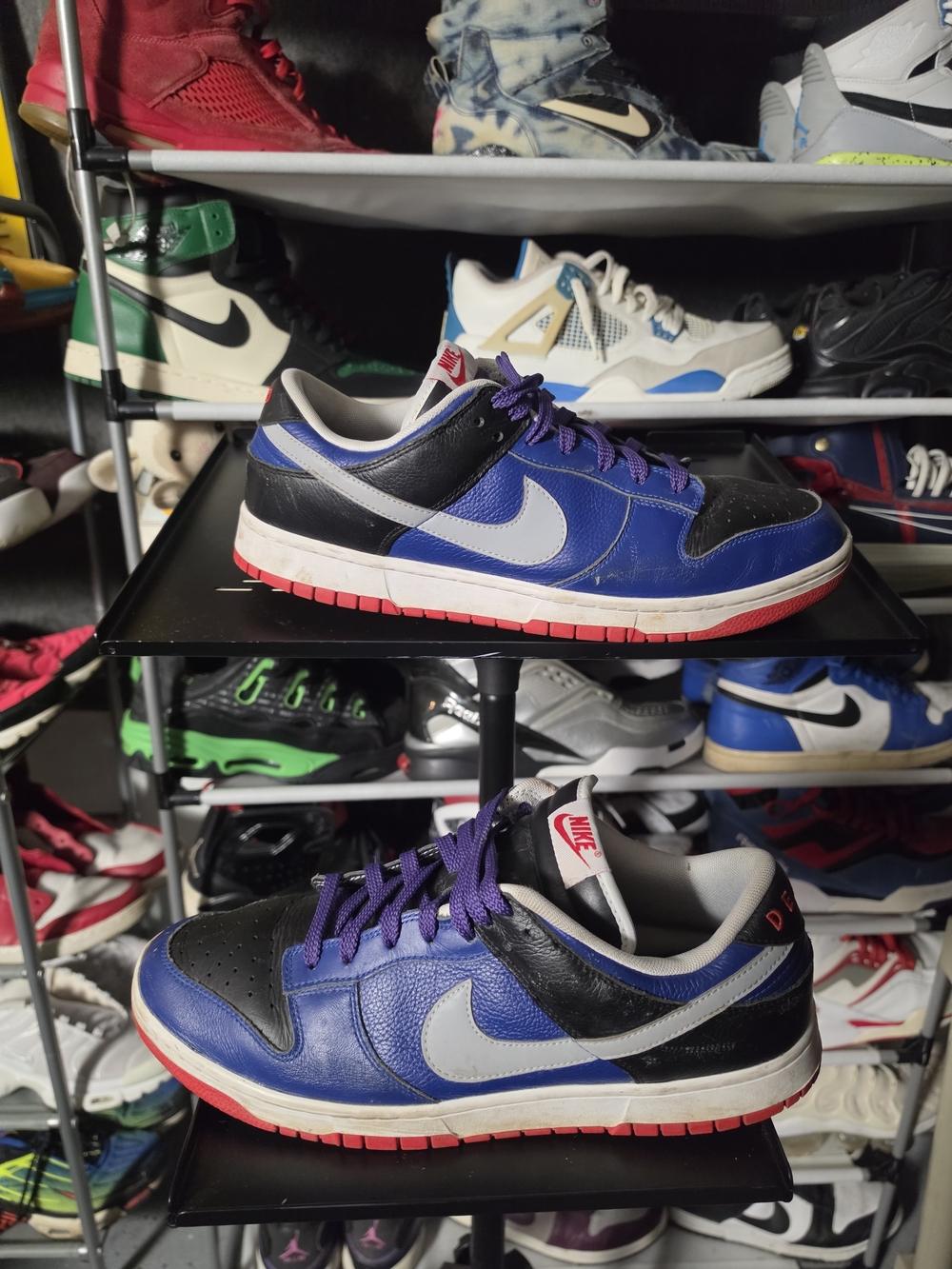 🔥 Nike iD Death Kid Dunk Low Men’s Size 13  Low-Top Sneakers Blue Black Red